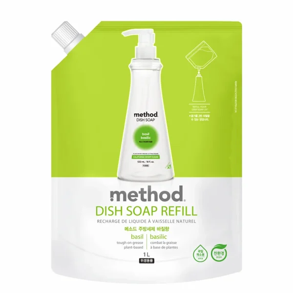 純淨洗碗精補充包 – 草本 1000ml(補貨中)