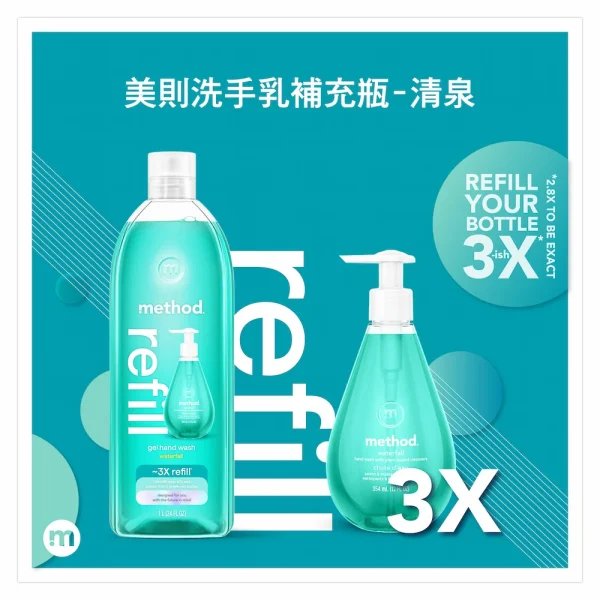 洗手乳補充瓶 – 清泉 1L：圖片 4