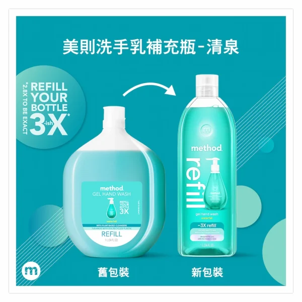 洗手乳補充瓶 – 清泉 1L：圖片 4